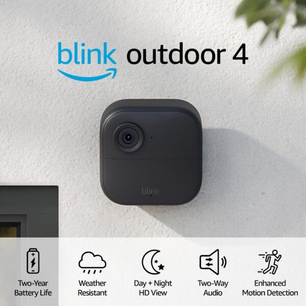 Wire-free smart security camera, two-year battery life, two-way audio, HD live view, enhanced motion detection, Works with Alexa – 3 camera system - Image 2