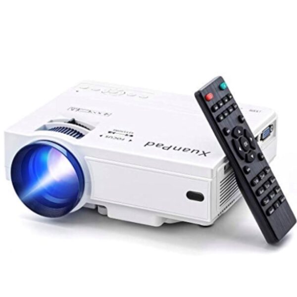 Upgraded Mini Projector, Full HD 1080P Home Theater Video Projector, Compatible with HDMI/USB/VGA/AV/Smartphone/TV Box/Laptop