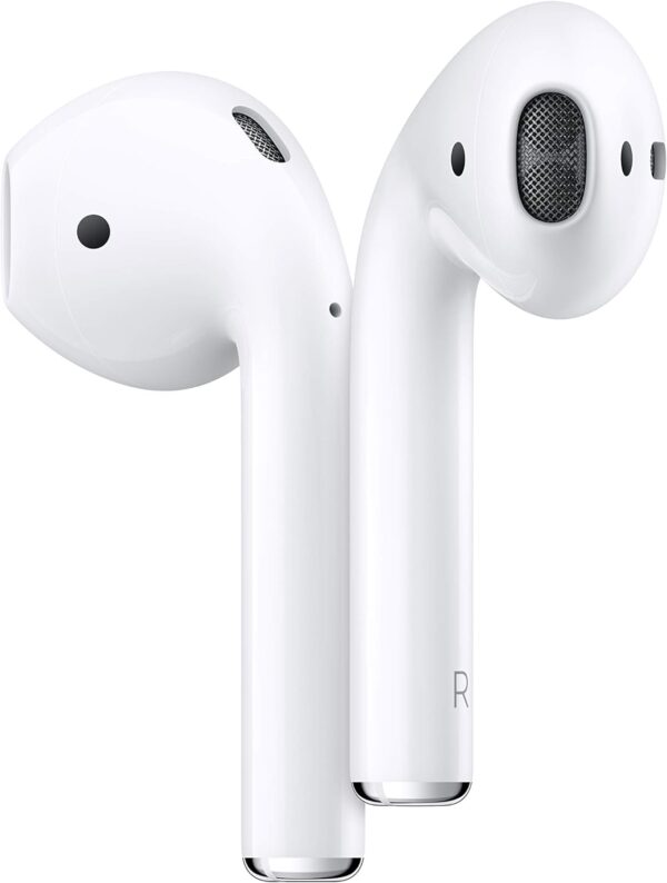 Apple AirPods (2nd Generation) Wireless Ear Buds, Bluetooth Headphones with Lightning Charging Case Included, Over 24 Hours of Battery Life, Effortless Setup for iPhone - Image 2