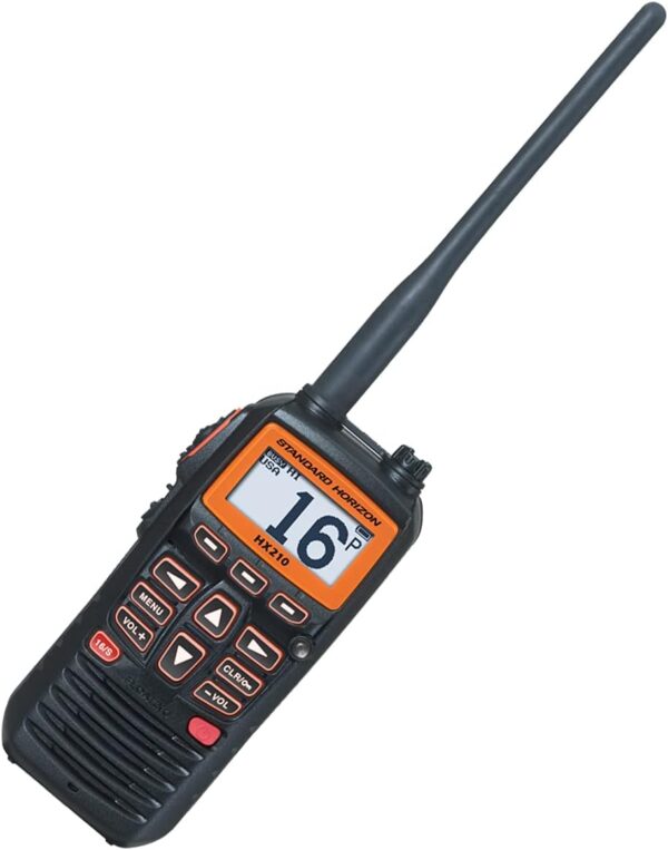 HX210 Handheld VHF Radio,black