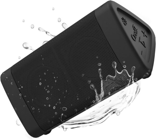 Bluetooth Speaker, up to 100 ft Wireless Range, Portable Speaker for iPhone, Android Phones, Louder Volume, Crystal Clear Sound, Rich Bass, IPX5 Portable Bluetooth Speaker (Black)