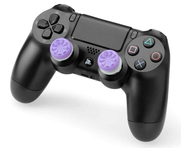 Galaxy Purple for PlayStation 4 (PS4) and PlayStation 5 (PS5) | Performance Thumbsticks | 1 High-Rise, 1 Mid-Rise | Purple - Image 3