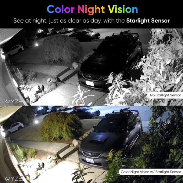 Cam v3 with Color Night Vision, Wired 1080p HD Indoor/Outdoor Security Camera, 2-Way Audio, Works with Alexa, Google Assistant, and IFTTT - Image 3