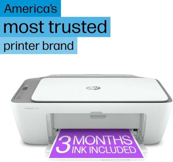 Wireless Color inkjet-printer, Print, scan, copy, Easy setup, Mobile printing, Best-for home, Instant Ink with HP+ - Image 3