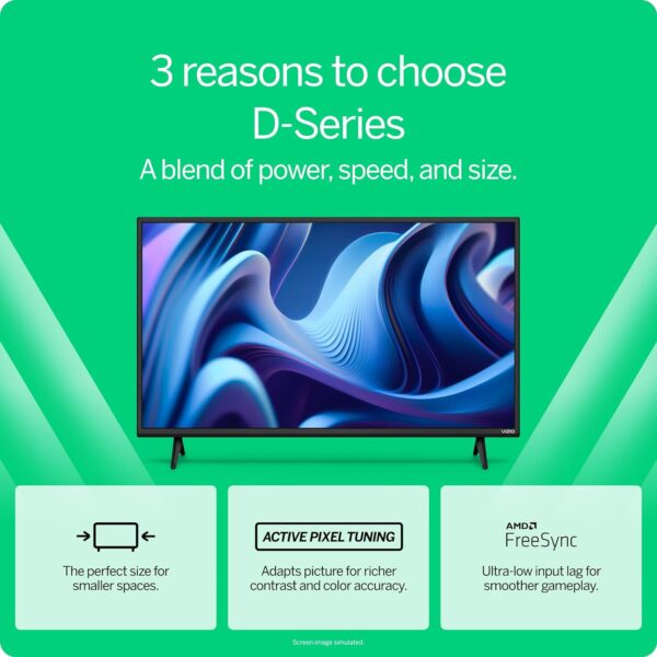 40-inch D-Series Full HD 1080p Smart TV with AMD FreeSync, Apple AirPlay and Chromecast Built-in, Alexa Compatibility, D40f-J09, 2022 Model - Image 4