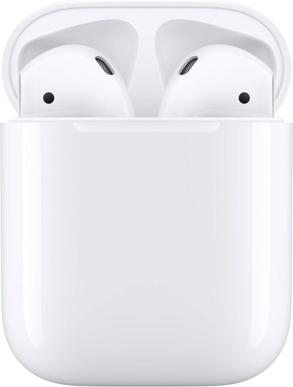 Apple AirPods (2nd Generation) Wireless Ear Buds, Bluetooth Headphones with Lightning Charging Case Included, Over 24 Hours of Battery Life, Effortless Setup for iPhone - Image 4