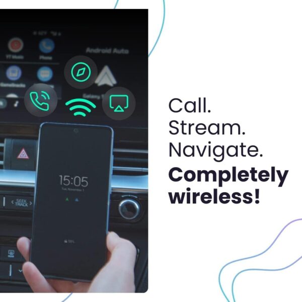 Wireless Android Auto Dongle - Connects Automatically to Android Auto - Easy Plug and Play Setup - Free Companion App - Made in Europe - Image 4