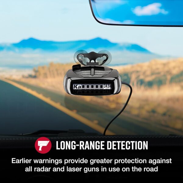 Cobra RAD 480i Laser Radar Detector – Long Range, Front & Rear Detection, Black - Image 4