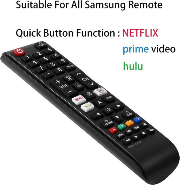 Newest Universal Remote Control for All Samsung TV Remote Compatible All Samsung LCD LED HDTV 3D Smart TVs Models