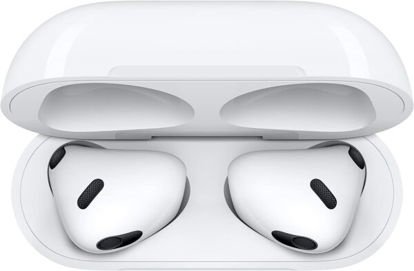 AirPods (3rd Generation) Wireless Ear Buds, Bluetooth Headphones, Personalized Spatial Audio, Sweat and Water Resistant, Lightning Charging Case Included, Up to 30 Hours of Battery Life - Image 5