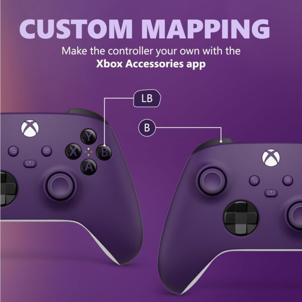 Core Wireless Gaming Controller – Astral Purple – Xbox Series X|S, Xbox One, Windows PC, Android, and iOS - Image 5