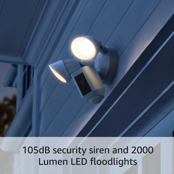 Floodlight Cam Wired Plus with motion-activated 1080p HD video, White (2021 release) - Image 5