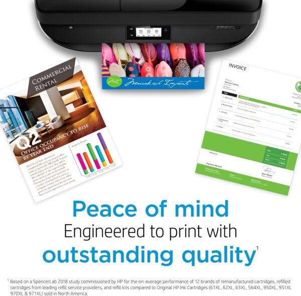 Black Ink Cartridge | Works with HP DeskJet 1112, 2130, 3630 Series; HP ENVY 4510, 4520 Series; HP OfficeJet 3830, 4650, 5200 Series | Eligible for Instant Ink - Image 5