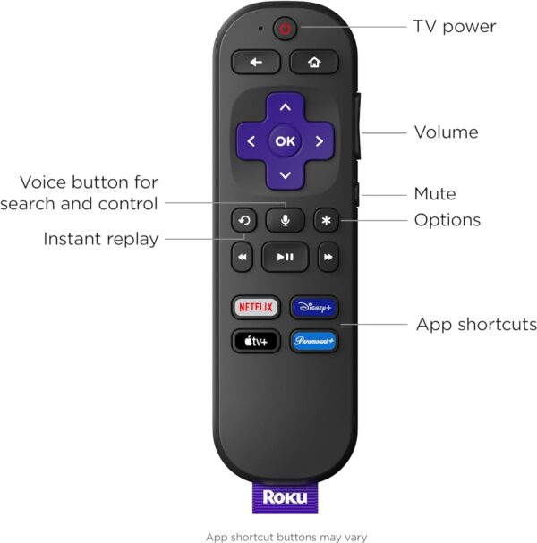 Streaming Device 4K/HDR, Roku Voice Remote, Free & Live TV - Image 5