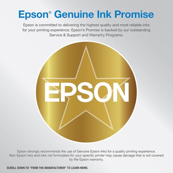 Epson EcoTank ET-2800 Wireless Color All-in-One Cartridge-Free Supertank Printer with Scan and Copy â€“ The Ideal Basic Home Printer - White, Medium - Image 6