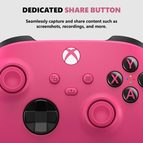 Series X/S Wireless Controller, Deep Pink (QAU 00082) (QAU00082) - Image 6