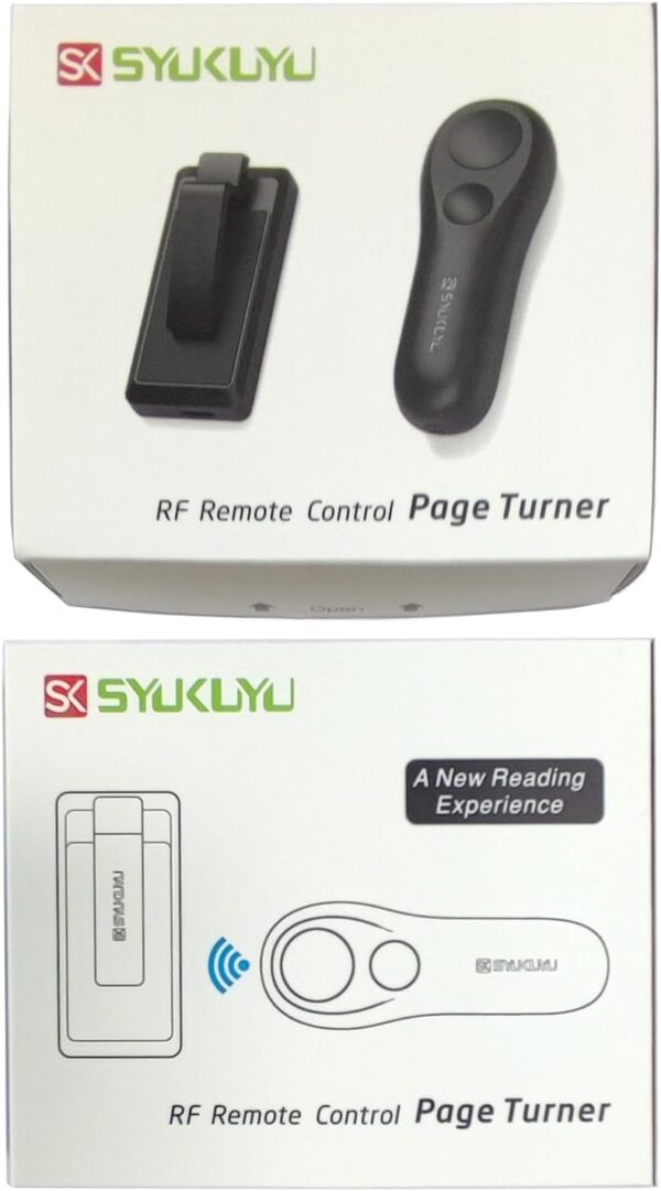 SK SYUKUYU RF Remote Control Page Turner for Kindle Reading Ipad Surface Comics, iPhone Android Tablets Reading Novels Taking Photos - Image 6