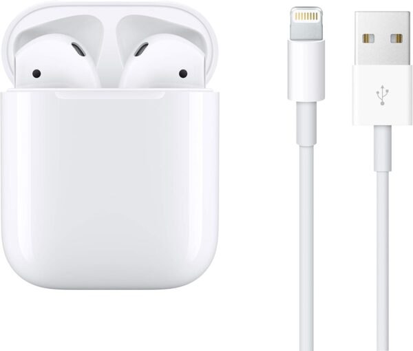 Apple AirPods (2nd Generation) Wireless Ear Buds, Bluetooth Headphones with Lightning Charging Case Included, Over 24 Hours of Battery Life, Effortless Setup for iPhone - Image 7