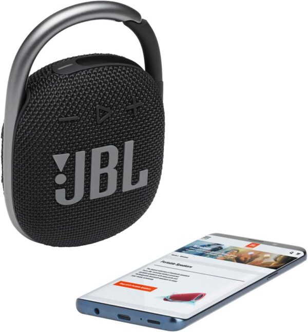 Portable Speaker with Bluetooth, Built-in Battery, Waterproof and Dustproof Feature - Black - Image 7