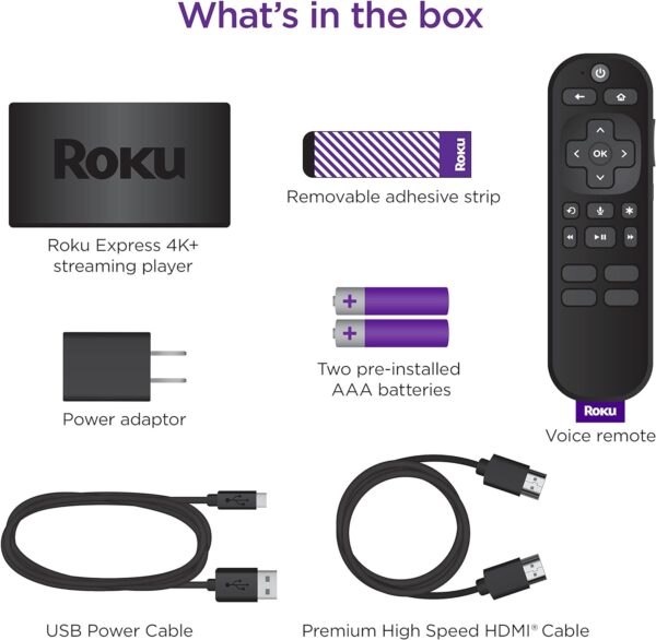 Streaming Device 4K/HDR, Roku Voice Remote, Free & Live TV - Image 7