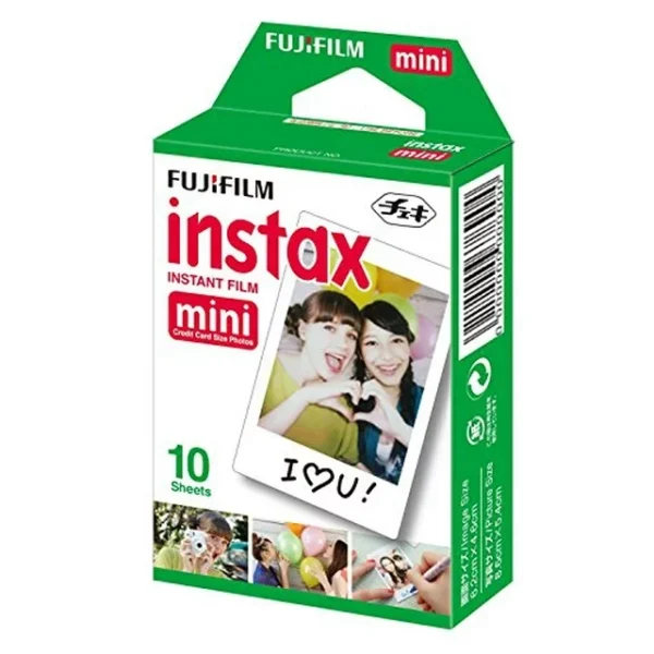 Fujifilm Instax Mini Single Pack 10 Sheets Instant Film for Fuji Instant Cameras